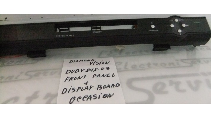 Diamond Vision DVDV811X-03 front panel with display board for Diamond Vision dvd